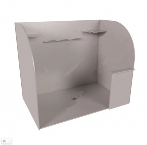 Ванна для груминга подвесная 65х50 см 