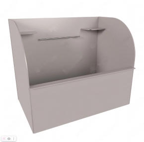 Ванна для груминга подвесная 65х50 см 