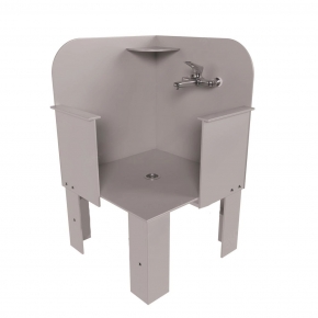 Ванна моповая угловая 50*70см со смесителем