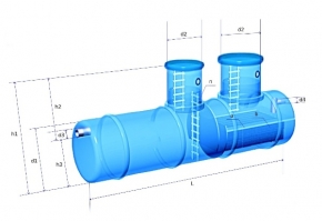 Нефтеуловитель EcoWasser PMD 30,0      
